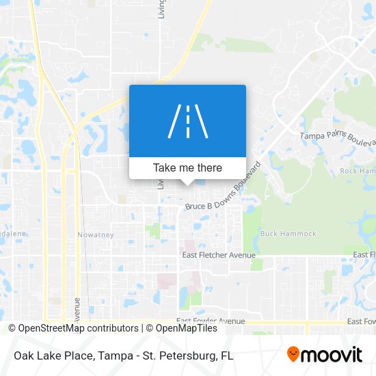 Oak Lake Place map