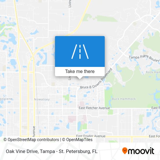 Oak Vine Drive map