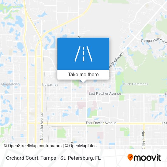Mapa de Orchard Court