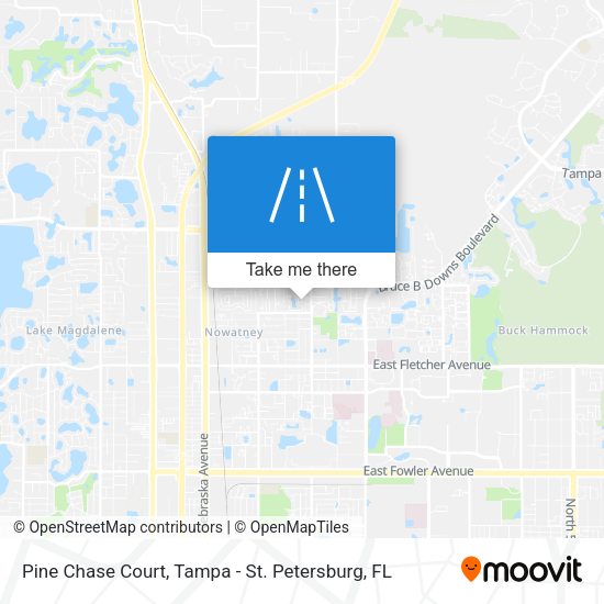 Pine Chase Court map