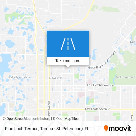 Pine Loch Terrace map