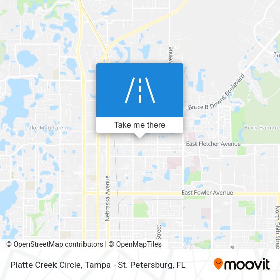 Mapa de Platte Creek Circle