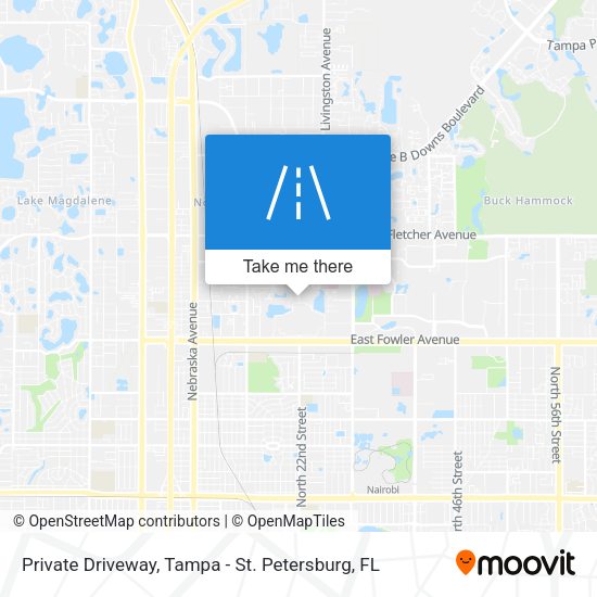 Private Driveway map