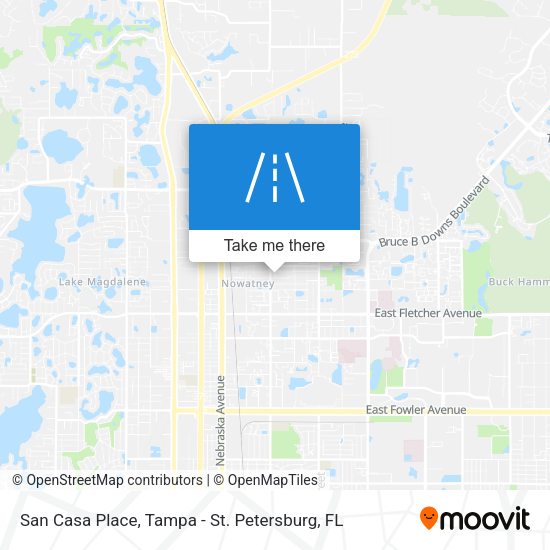 San Casa Place map
