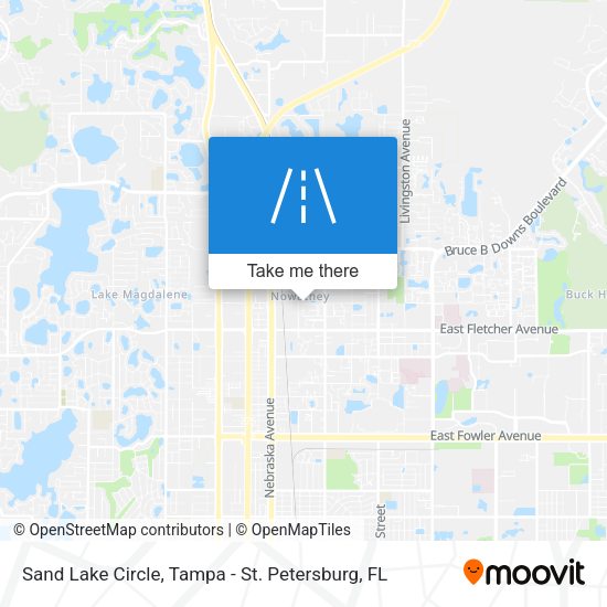 Sand Lake Circle map