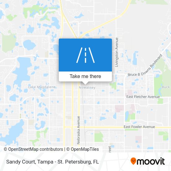 Sandy Court map