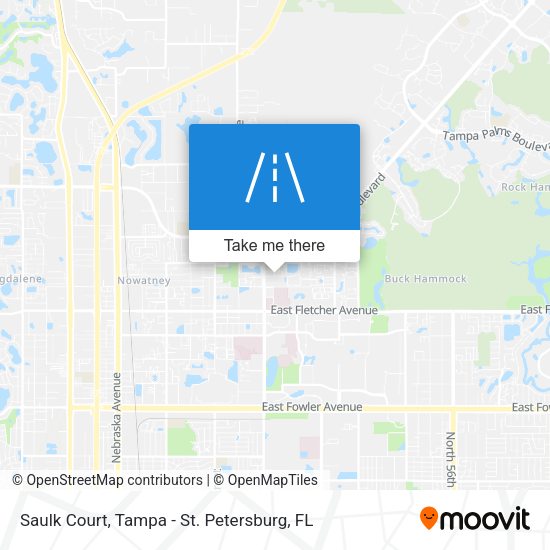 Saulk Court map