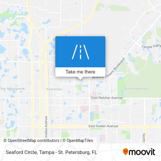 Mapa de Seaford Circle