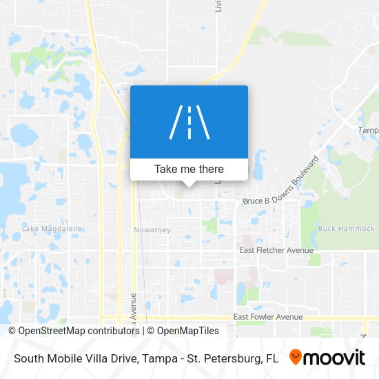 South Mobile Villa Drive map