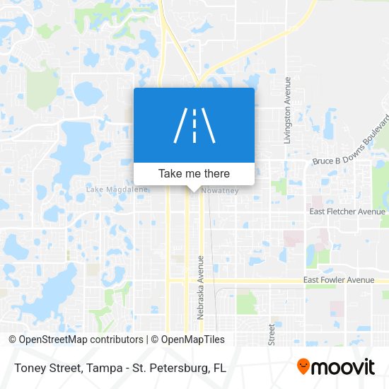 Toney Street map