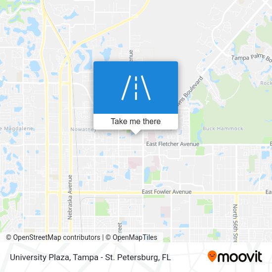 University Plaza map