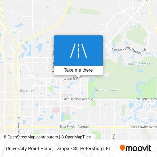 University Point Place map