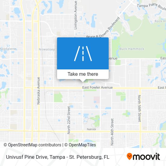Univusf Pine Drive map