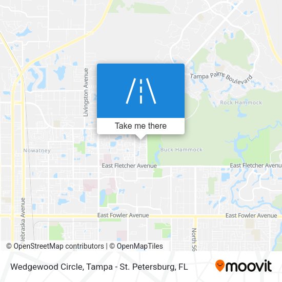 Mapa de Wedgewood Circle