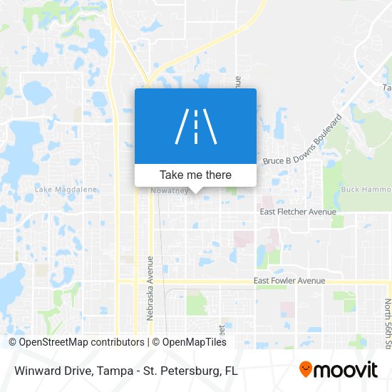Winward Drive map