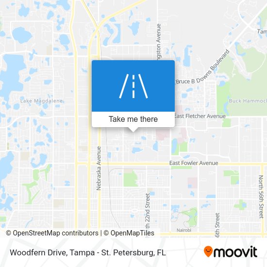 Woodfern Drive map