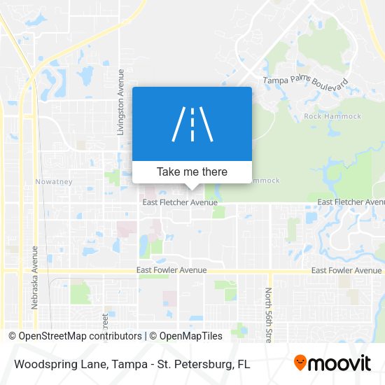 Woodspring Lane map