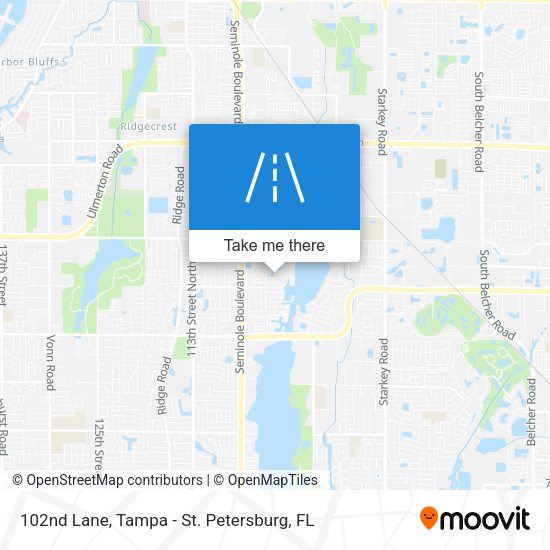 Mapa de 102nd Lane