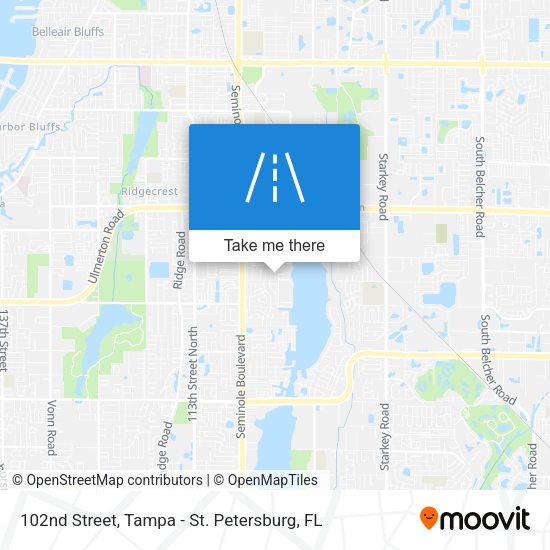Mapa de 102nd Street