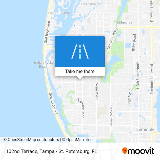 102nd Terrace map