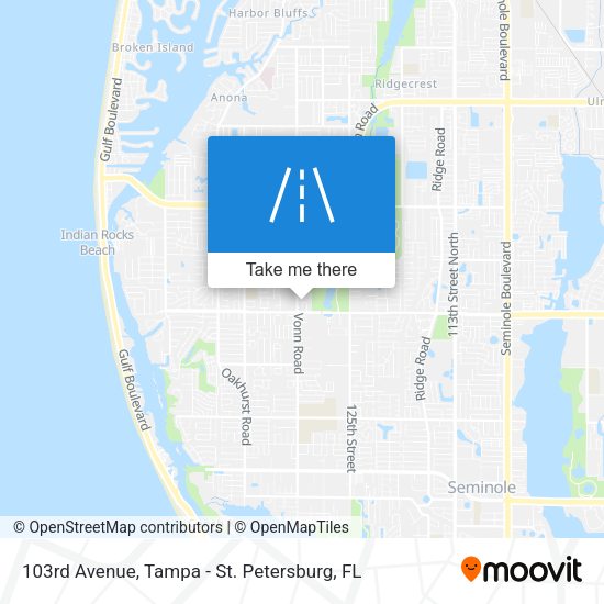 Mapa de 103rd Avenue