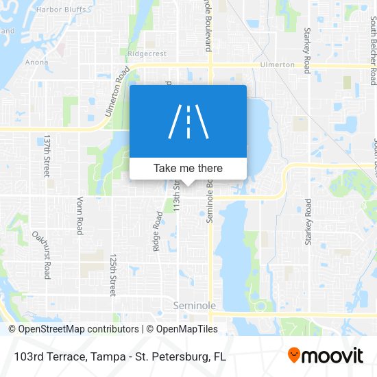 103rd Terrace map