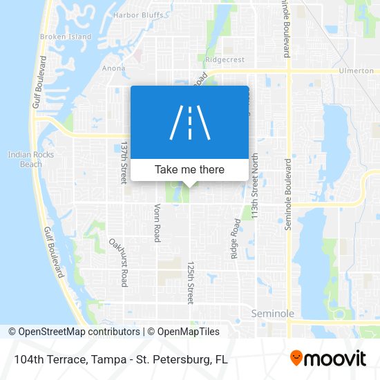 Mapa de 104th Terrace