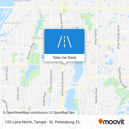 105 Lane North map