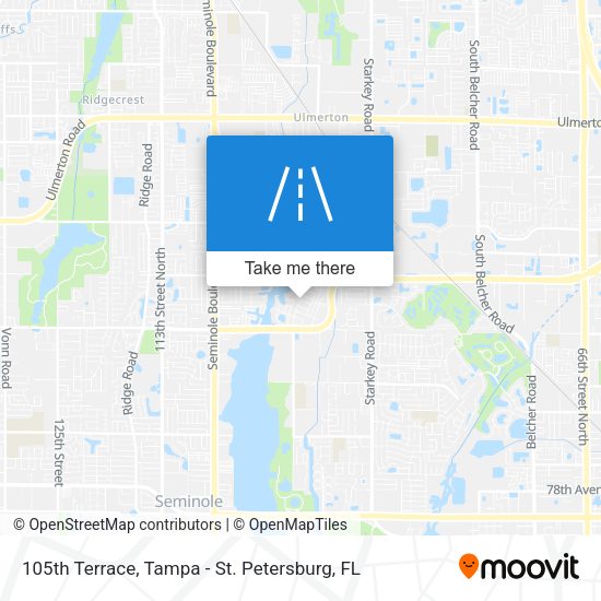 105th Terrace map