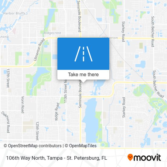 106th Way North map