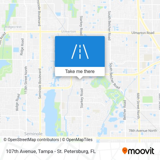 107th Avenue map