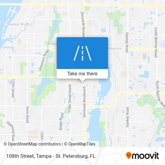 108th Street map