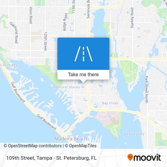 109th Street map