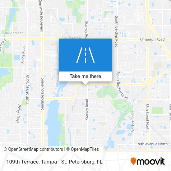 109th Terrace map