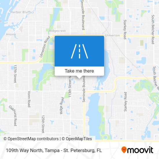109th Way North map