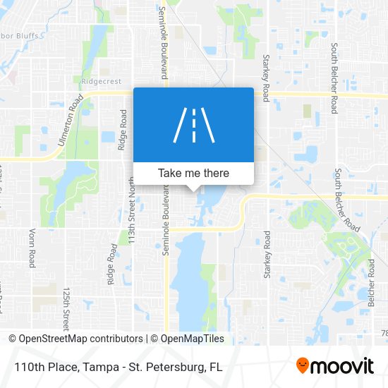 Mapa de 110th Place