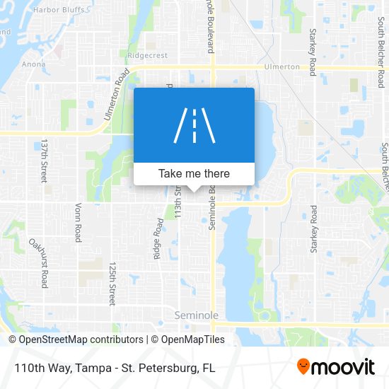 110th Way map
