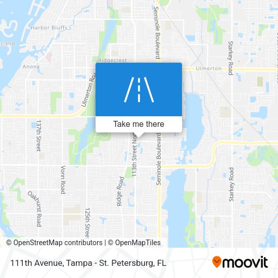 111th Avenue map