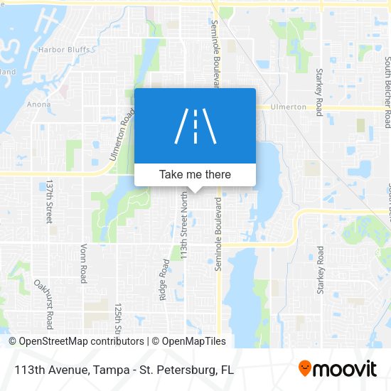 113th Avenue map
