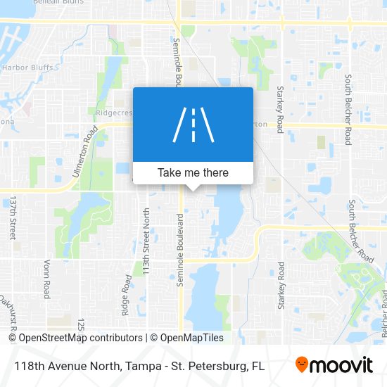 118th Avenue North map