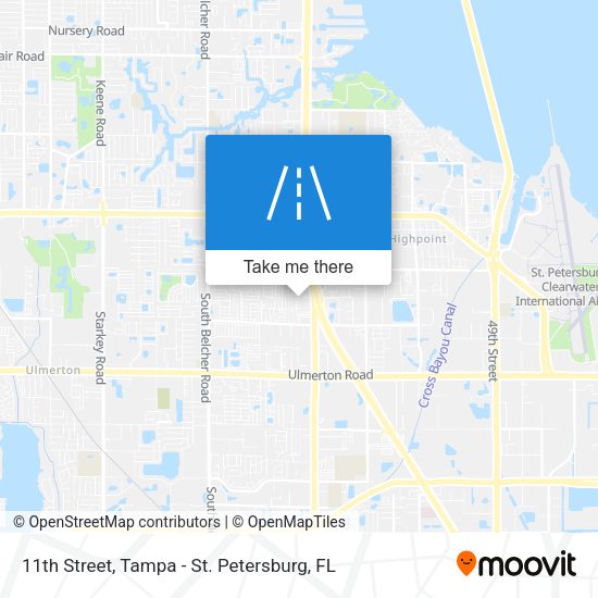 Mapa de 11th Street