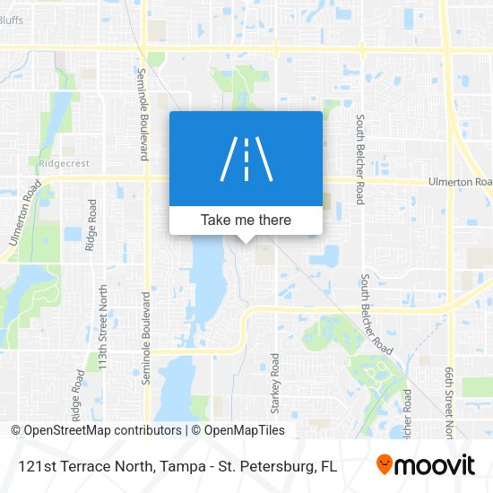 Mapa de 121st Terrace North