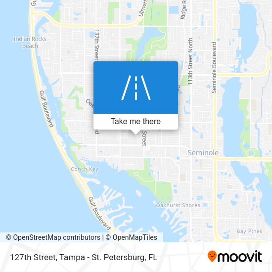 127th Street map