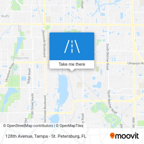 128th Avenue map
