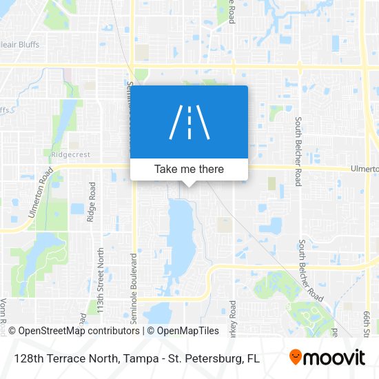 Mapa de 128th Terrace North