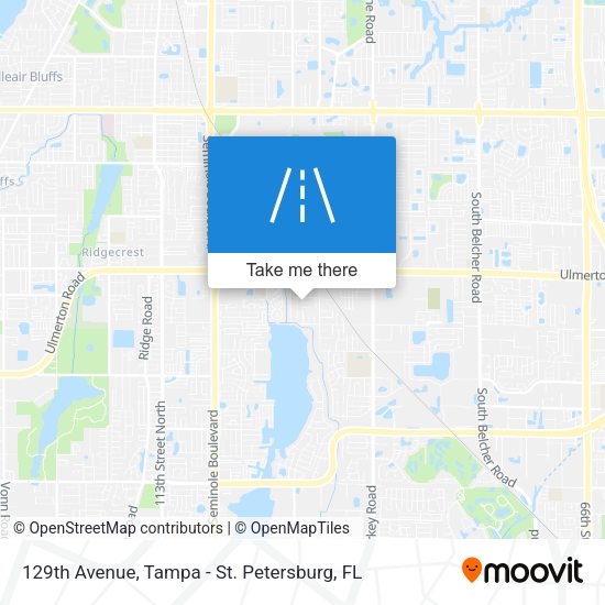 129th Avenue map