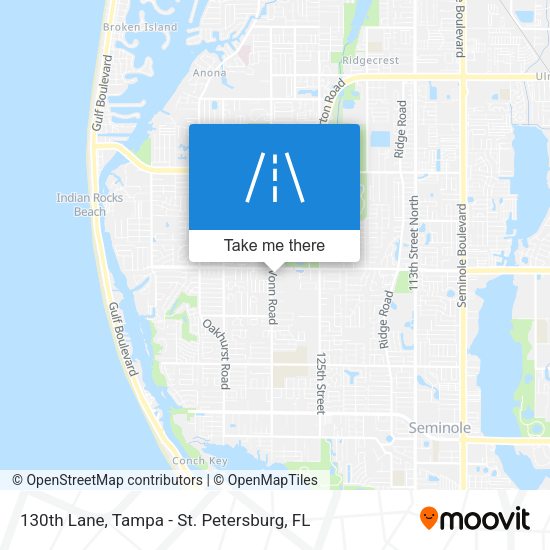 Mapa de 130th Lane