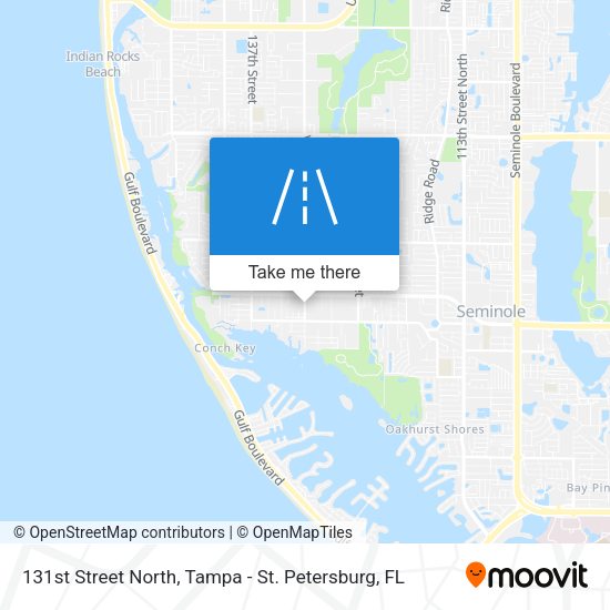 Mapa de 131st Street North