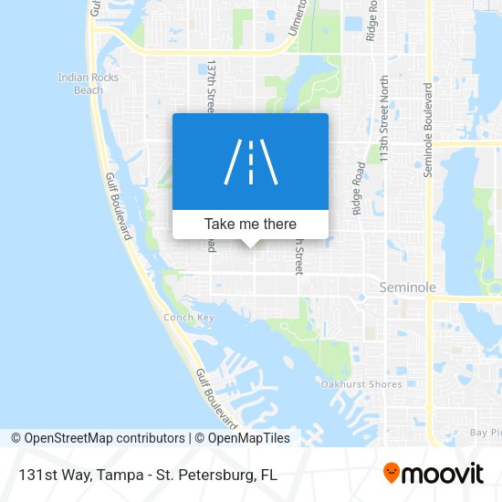 131st Way map