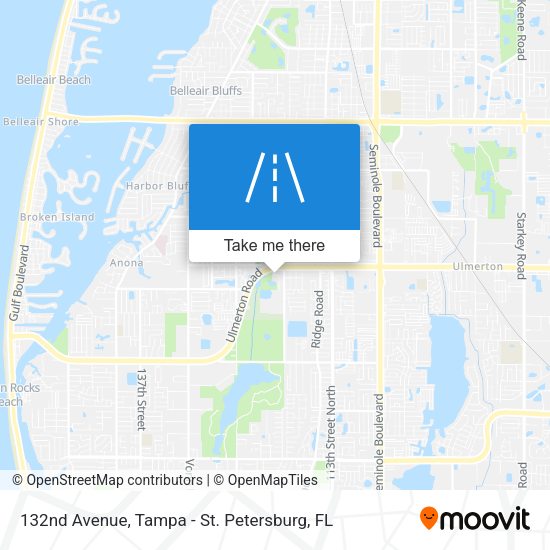 132nd Avenue map